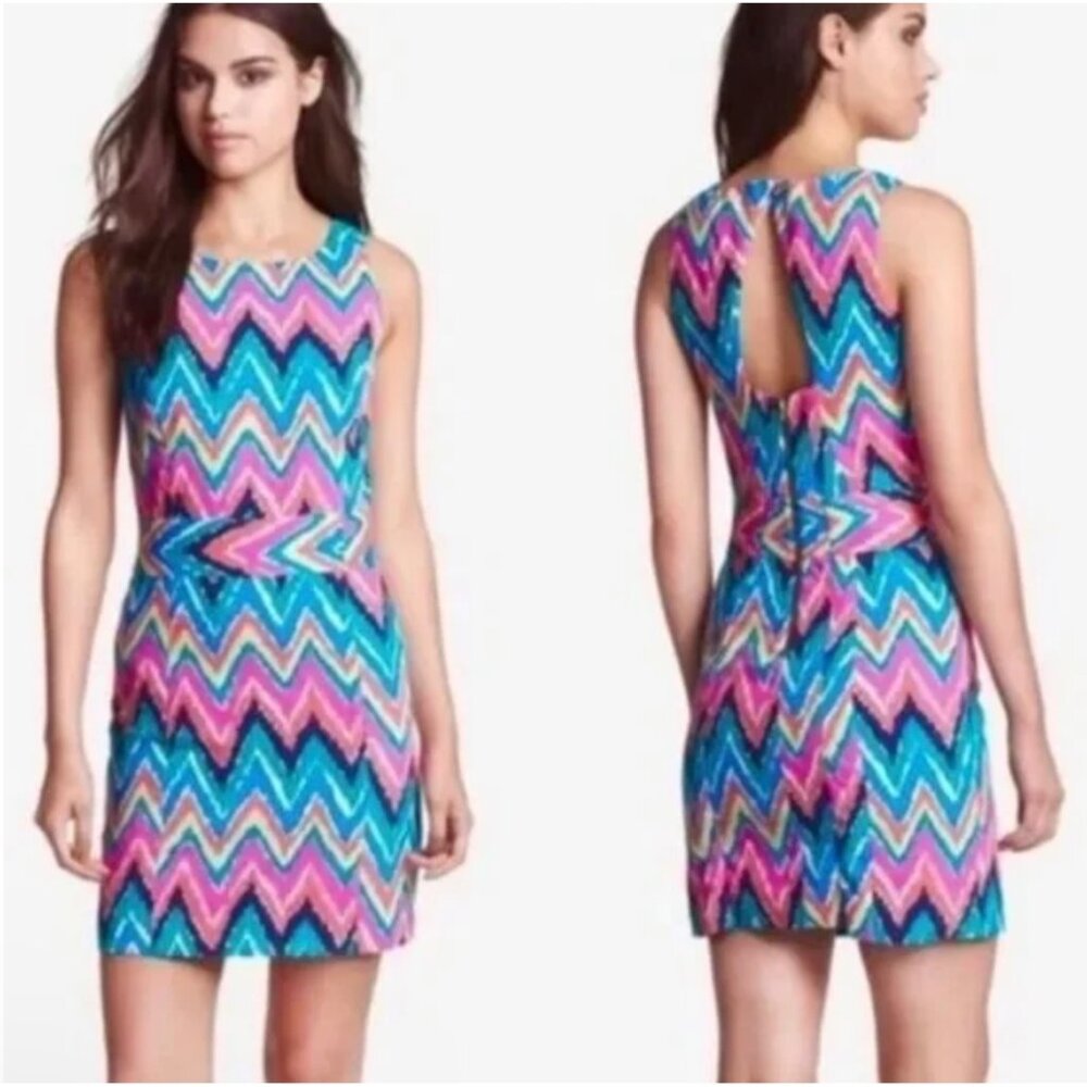 Lilly Pulitzer Sherlyn Dress Sleeveless Hearts A Flutter 2
